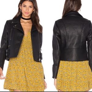 Free People Vegan Leather Jacket